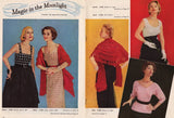 1950s LOVELY Festive Stoles and Blouses Crochet Patterns Coats & Clark's Book No. 296
