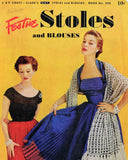 1950s LOVELY Festive Stoles and Blouses Crochet Patterns Coats & Clark's Book No. 296