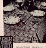 1940s Vintage CROCHET Lace Book Coats Clark 238 Old New Crochet Favorites Patterns Doilies Tablecloths Aprons Bedspreads and More