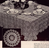 1940s Vintage CROCHET Lace Book Coats Clark 238 Old New Crochet Favorites Patterns Doilies Tablecloths Aprons Bedspreads and More