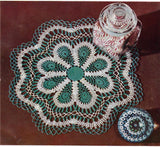 1950s Crochet Craft Book Mid Century Decor J and P Coats Clarks # 283 New Ideas in Doilies