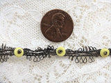 GORGEOUS Antique French Trim,Gold Metal Metallic Trim, Bullion Metallic Ribbon Trim,Sewing Supplies,Half Dolls Trim,Collectible Vintage Lace