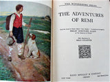 1930s  Childrens Book Adventures of Remi From The French of Hector Malots Sans Famille Decorative Vintage Book Collectible Childrens Books