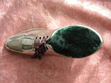 RARE Antique Silver Plate Metal LARGE Pincushion, Figural Pin Cushion,Shoe Shape Pincushion, Vintage Sewing Tool, Victorian Needlework Tools