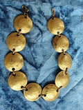 VINTAGE Coin Bracelet, Peruvian Coins, Ethnic Jewelry, Souvenir Jewelry, Interesting Vintage Bracelet, Collectible Jewelry