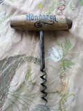 FABULOUS Vintage French Wine Bottle CORKSCREW Nonpareil Bottle Opener French Advertisement Collectible Corkscrews Barware French Farmhouse