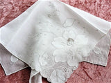 BEAUTIFUL Vintage Madeira Embroidered Applique Hankie BRIDAL WEDDING Handkerchief Exquisite Special Bridal Hanky ,Marghab ,Something Old