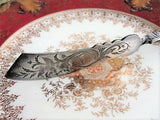LOVELY Antique Rogers Silver Master Butter Knife, Ornate Butter Spreader,Vintage Silverware Flatware, Antique Silver, French Farmhouse Decor