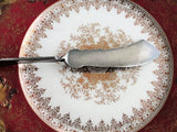 LOVELY Antique Rogers Silver Master Butter Knife, Ornate Butter Spreader,Vintage Silverware Flatware, Antique Silver, French Farmhouse Decor