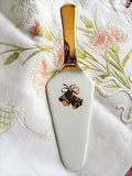 VINTAGE Lovely Porcelain WEDDING Bells Cake Server,Royal Winton Grimwades English Pie Server, Pastries Server,Dessert Server, Wedding Cake