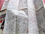 Early 1950s TEXACO Road Map, San Fernando Valley Street and Vicinity Map, Never Used, Original Map, Decorative Road Map,Early 50s Cali Map
