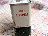 VINTAGE Nabob Spice Tin, Decorative Graphics, Mid Century Spice Tin, Kitchen Decor, French Country, Farmhouse Decor,Hoosier Cabinet Decor
