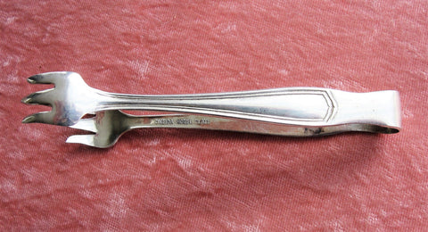 ELEGANT Silver Plate Sugar Tongs,Sugar Nips, Oneida Hotelware Silver,Cube Sugar Tongs,Tea Time Sugar Servers,Hotel Silverware,Vintage Silver