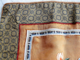 VINTAGE Silk Wall Hanging Textile Chinese Embroidered Flowers,Butterfly, Bird Elegant Mid Century Oriental Asian Decor Collectible Embroidery