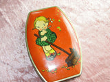 Vintage 1930s RILEYs Tin Box,Mabel Lucie Attwell,Toffee Tin,British Candy,English Tin Box,Cute Child Tin,Adorable Litho Tin,Collectible Tins