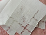 BEAUTIFUL Lace Drawnthread Hankie BRIDAL Wedding Handkerchief Hanky Hand Embroidery Openwork Lace Collectible Hankies