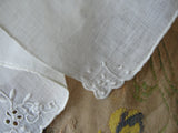 Vintage MADEIRA Embroidered Hankie, Openwork Handkerchief,WhiteWork Embroidery,Wedding Bridal Bridesmaid Hankies,Collectible Vintage Hankies