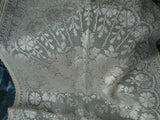 LOVELY 1920s Lace Runner,Buffet Scarf,Table Runner,Centerpiece,Dresser Scarf,Creamy white,Beautiful Floral Pattern,Vintage Linen Collectible