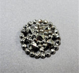 Antique Button,French CUT STEEL Victorian Fancy Button,High Profile Design Button,For Vintage Clothes Jewelry etc,Collectible Buttons