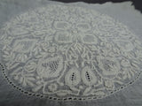 BEAUTIFUL Antique 19th Century Ayrshire Embroidery Work For Baby Bonnet Cap,Museum Quality,Perfect To Frame,Collectible Embroideries Linens