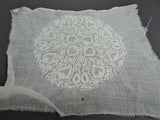 BEAUTIFUL Antique 19th Century Ayrshire Embroidery Work For Baby Bonnet Cap,Museum Quality,Perfect To Frame,Collectible Embroideries Linens