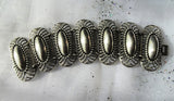 STUNNING Vintage Silver NAPIER Bracelet,Chunky Statement Bracelet Cuff, 2.25 Inches Wide, Beautiful Design,Collectible Vintage Jewelry