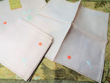 GORGEOUS Vintage Italian Linen Tablecloth and Napkins Set, Never Used PINK Linen, Bridal Shower Wedding Housewarming,Collectible Linens