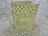 BEAUTIFUL French Vintage Book, Victor Hugo Ruy Blas, Cloth Cover French Book, 1930s, Decorative Book, French Decor,Vintage Collectable Books