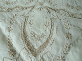 GORGEOUS Vintage MADEIRA Fancy Embroidered Lace Tablecloth, Stunning Hand Work , Fine Dining Tea Table Linens, Luxury Vintage  Linens