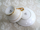 STUNNING Cabinet Teacup and Saucer,Royal Stafford English Bone China,Bridal Showers, Gifts,Vintage Collectible Cups and Saucers