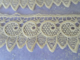 BEAUTIFUL Antique Mixed French Lace Cuffs,Perfect For Bridal Dress, Lamp Shades, Dolls, Hats, Bridal Purse,Collectible Antique Lace