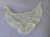 BEAUTIFUL Victorian Lace ,Lovely Netted Lace Panel, Perfect For Dolls Fine Heirloom Sewing,Collectible Vintage Lace