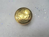 ROMANTIC 1920s Powder Compact,Cherubs and Flower Basket, Gold Tone Embossed Metal Box, Vanity Items, Collectible Powder Compacts