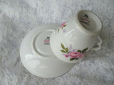 BEAUTIFUL Teacup and Saucer,Queen Anne English Bone China,PINK Roses,Vintage Cup and Saucer,Tea Time China,Collectible Vintage Teacups