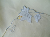 GORGEOUS Vintage Madeira Linen Placemats set, Exquisite Hand Embroidery and Applique Work, Marghab Quality, Collectible Vintage Linens