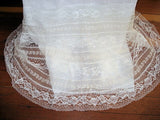 LUXURIOUS Vintage 50s Slip Frothy 15 inch Lace Hem Beautiful Lingerie Pin Up Style Bridal Clothing Original Tag Serene Highness Aristocraft