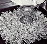 1940s VINTAGE Crochet Lace Book Coats Clark 252 Pineapple Pageant Crochet Patterns Featuring RUFFLED Doilies Thistledown Shooting Star Sundial etc