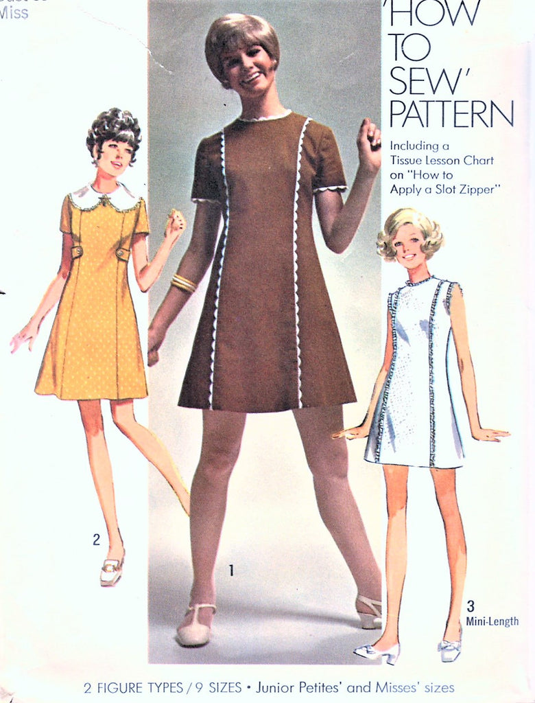60s MOD How To Sew Mini Princess Seam Dress Pattern SIMPLICITY 8612 Bu A Vintage shop 60s MOD How To Sew Mini Princess Seam Dress Pattern SIMPLICITY 8612 Bu A Vintage shop