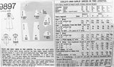 70s SWEET Little Girls Party Dress Pattern SIMPLICITY 9897 Three Cute Styles Size 8 Vintage Childrens Sewing Pattern
