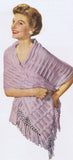 1950s Beautiful STAR Stole Book No. 103 STOLES and SHRUGS Hairpin Lace Crocheted Knitted High Fashion Patterns