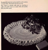 1950s Vintage Crochet Book American Thread Star Book 143 Pretty Ruffled Doilies Crochet Patterns