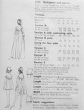 1960s VOGUE 5725 Goddess Nightgown and Panties Pattern Baby Doll Pajamas 5 Styles Vintage Sewing Pattern Bust 36